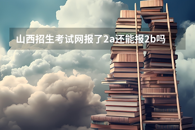 山西招生考试网报了2a还能报2b吗?