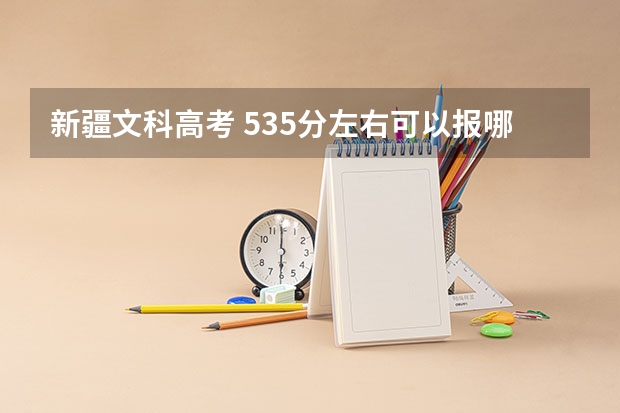 新疆文科高考 535分左右可以报哪些大学