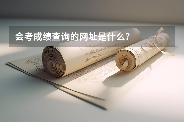 会考成绩查询的网址是什么？