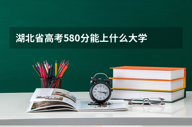 湖北省高考580分能上什么大学