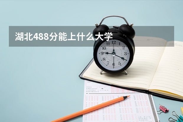 湖北488分能上什么大学