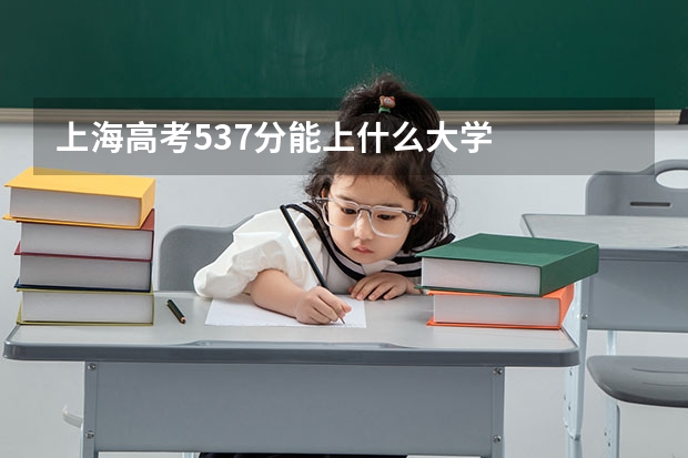 上海高考537分能上什么大学