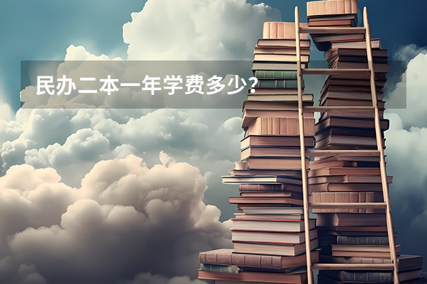 民办二本一年学费多少？