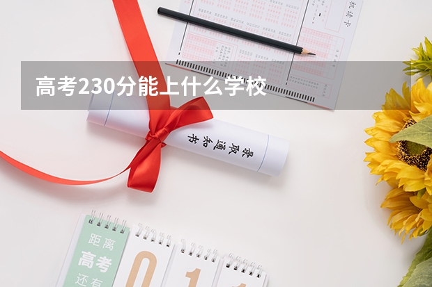 高考230分能上什么学校