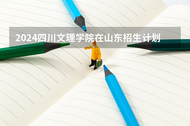 2024四川文理学院在山东招生计划（招生人数）