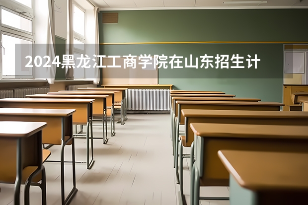2024黑龙江工商学院在山东招生计划（招生人数）