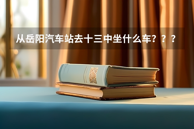 从岳阳汽车站去十三中坐什么车？？？哪个车站离十三中比较近？？