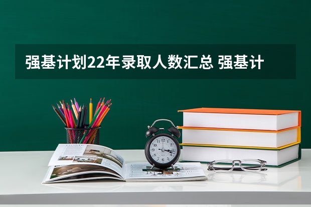 强基计划22年录取人数汇总 强基计划江苏招生人数