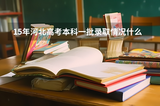 15年河北高考本科一批录取情况什么时候可以查询