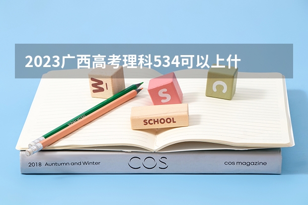 2023广西高考理科534可以上什么大学