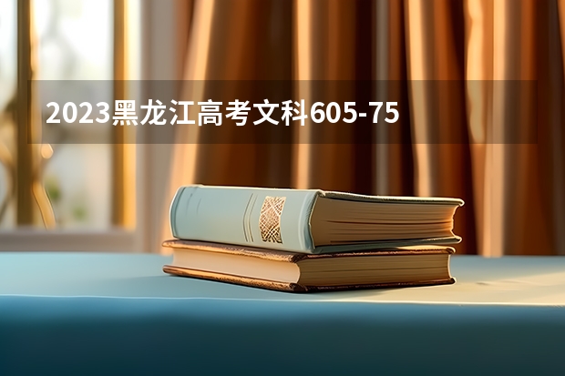 2023黑龙江高考文科605-750可以上什么大学