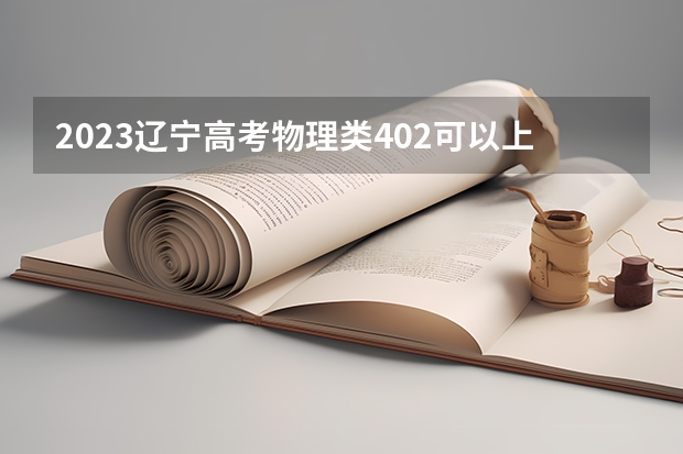 2023辽宁高考物理类402可以上什么大学