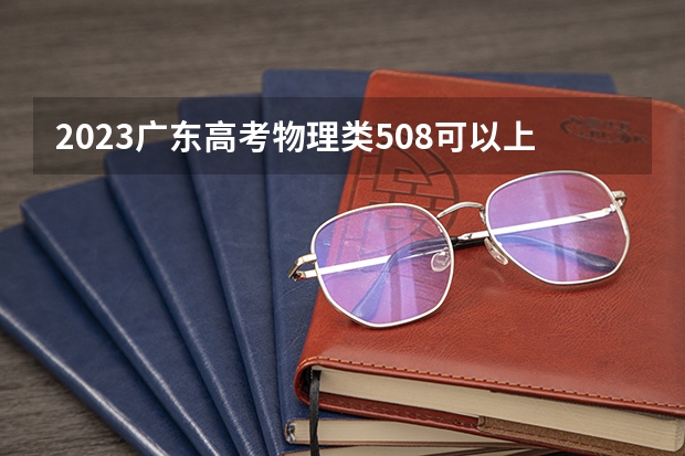 2023广东高考物理类508可以上什么大学