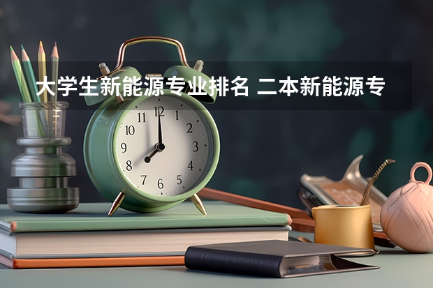 大学生新能源专业排名 二本新能源专业大学排名