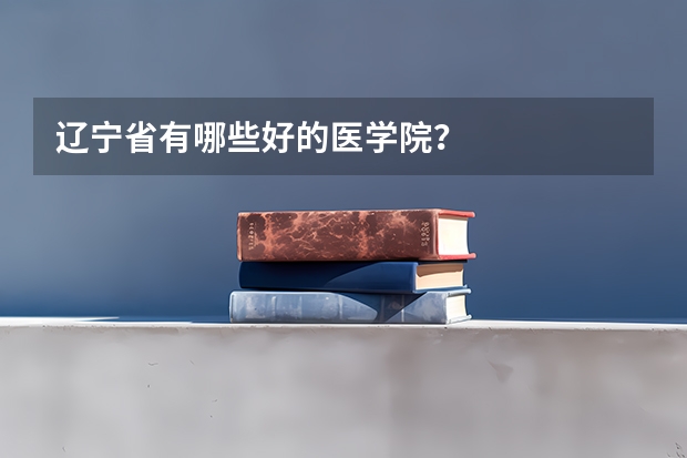 辽宁省有哪些好的医学院？