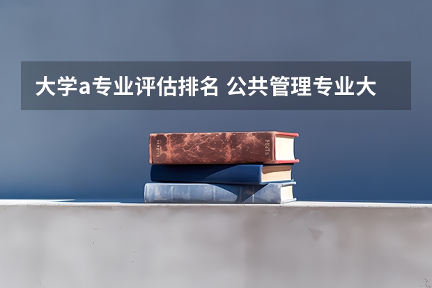 大学a专业评估排名 公共管理专业大学排名