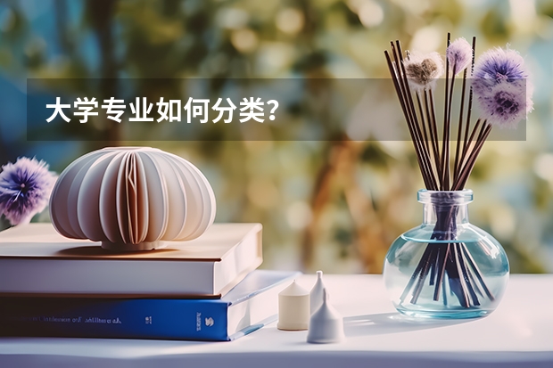 大学专业如何分类？