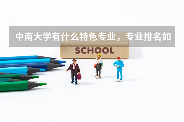 中南大学有什么特色专业，专业排名如何